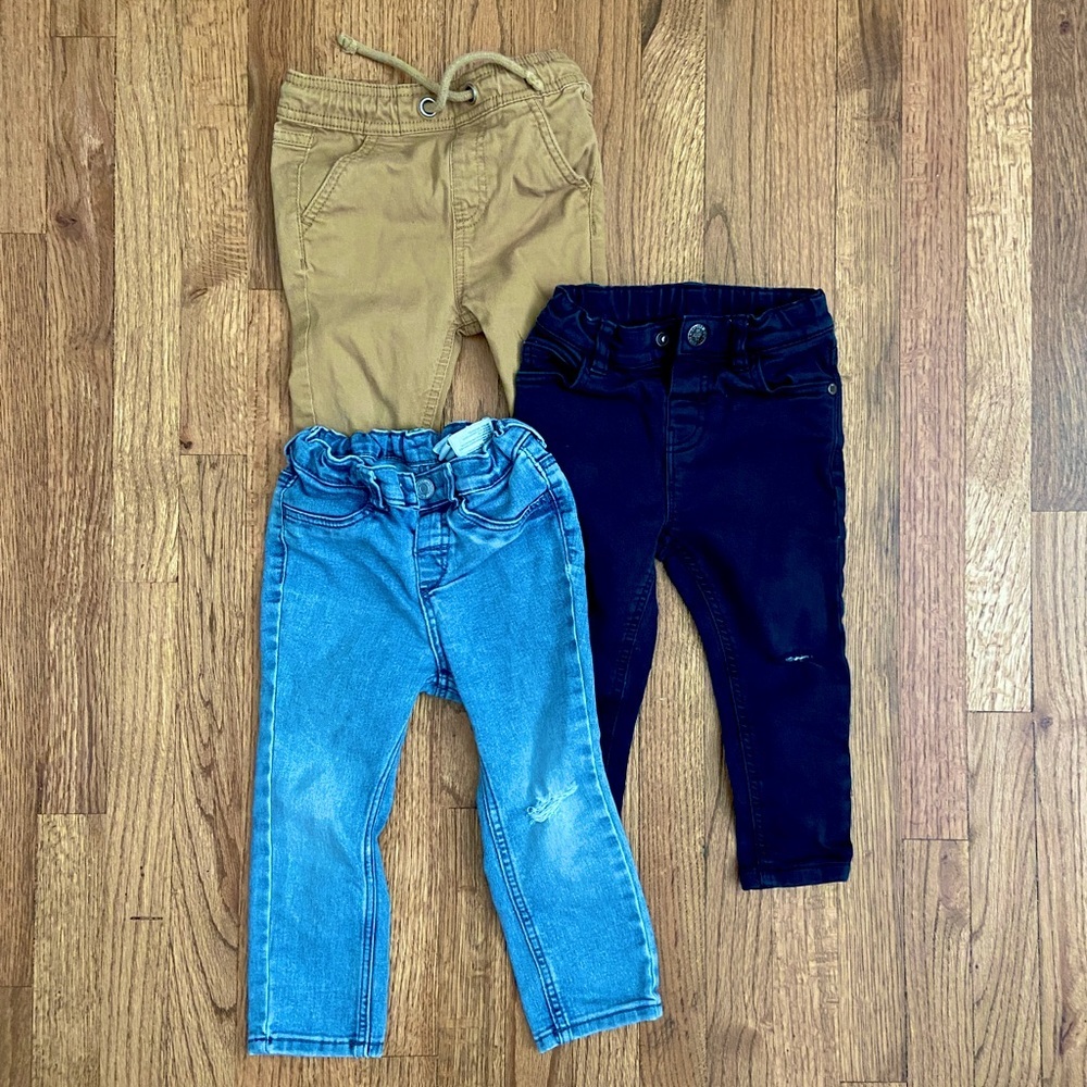 VARIOUS BRANDS | Toddler Boy Long Pants Mending Project